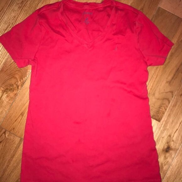 Nautica V-Neck Cotton Tee  - Picture 1 of 3